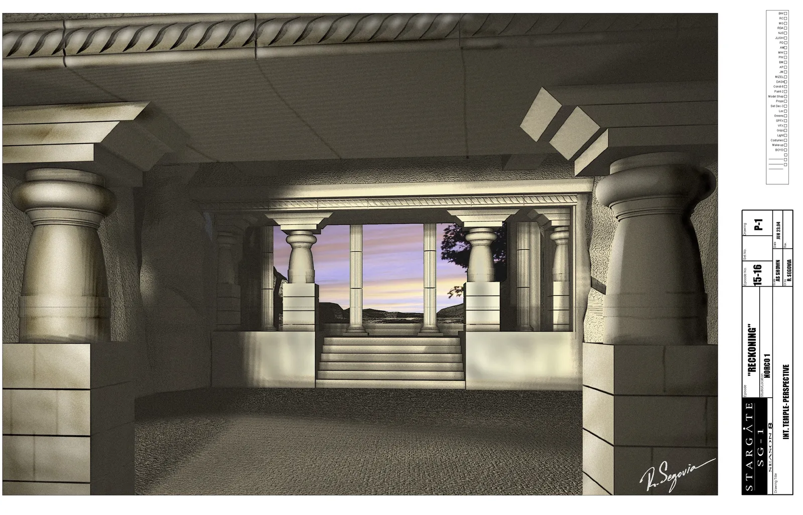 #Stargate: #SG1 "Reckoning Part 1" concept art Part 3