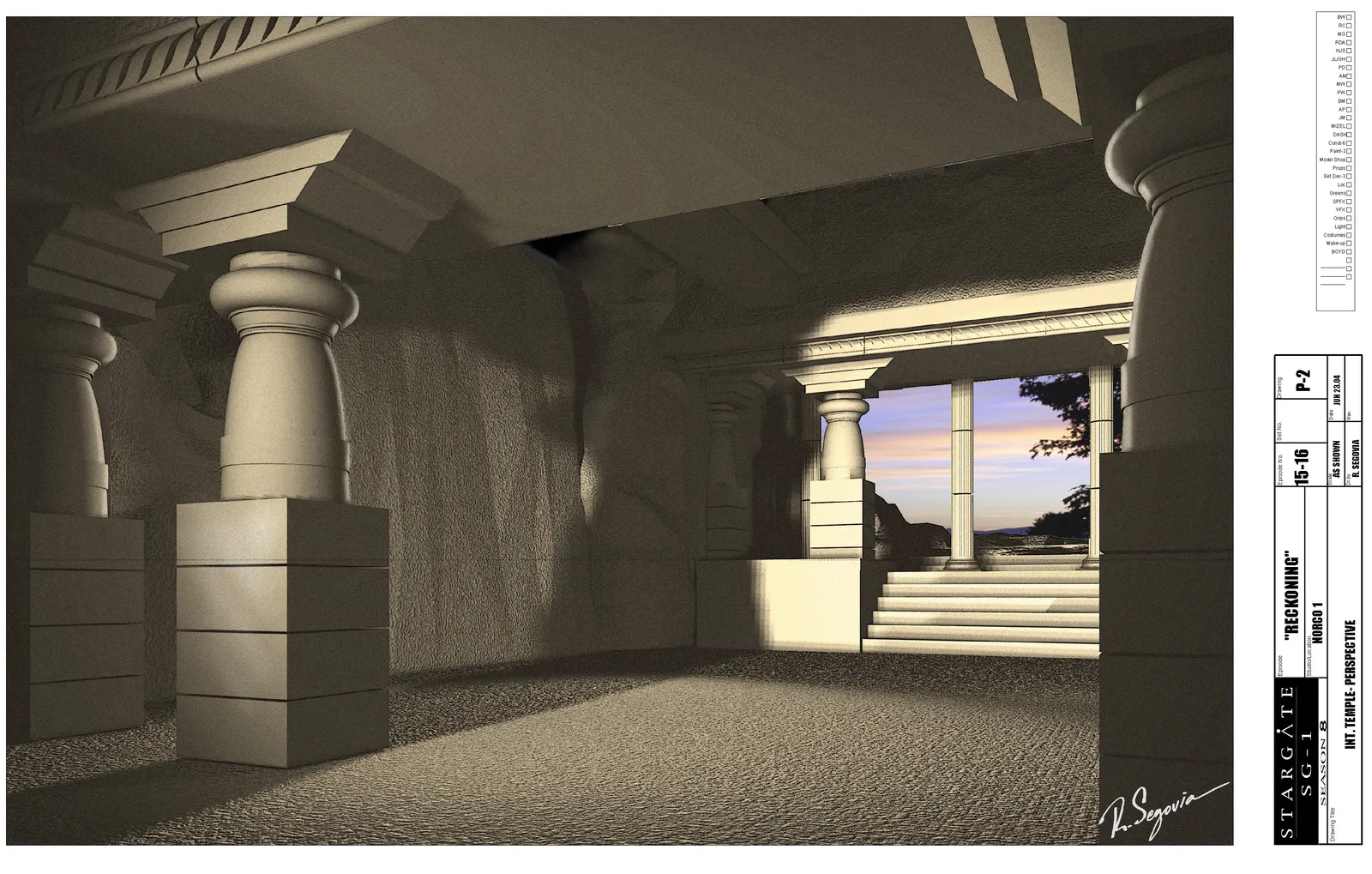 #Stargate: #SG1 "Reckoning Part 1" concept art Part 3