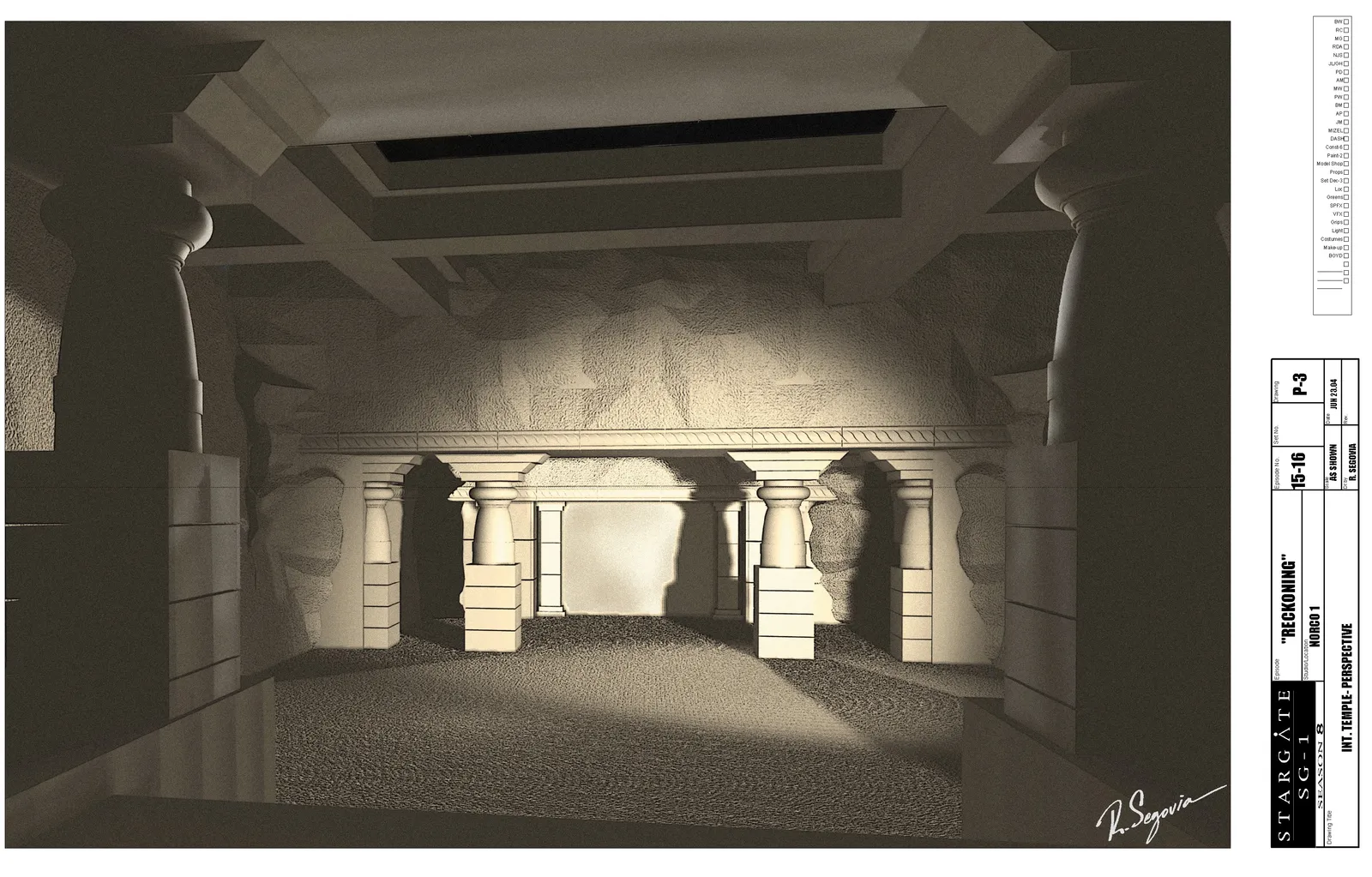 #Stargate: #SG1 "Reckoning Part 1" concept art Part 3