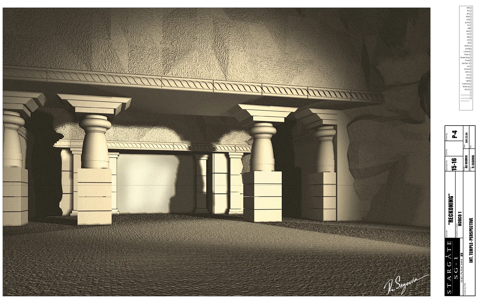#Stargate: #SG1 "Reckoning Part 1" concept art Part 4