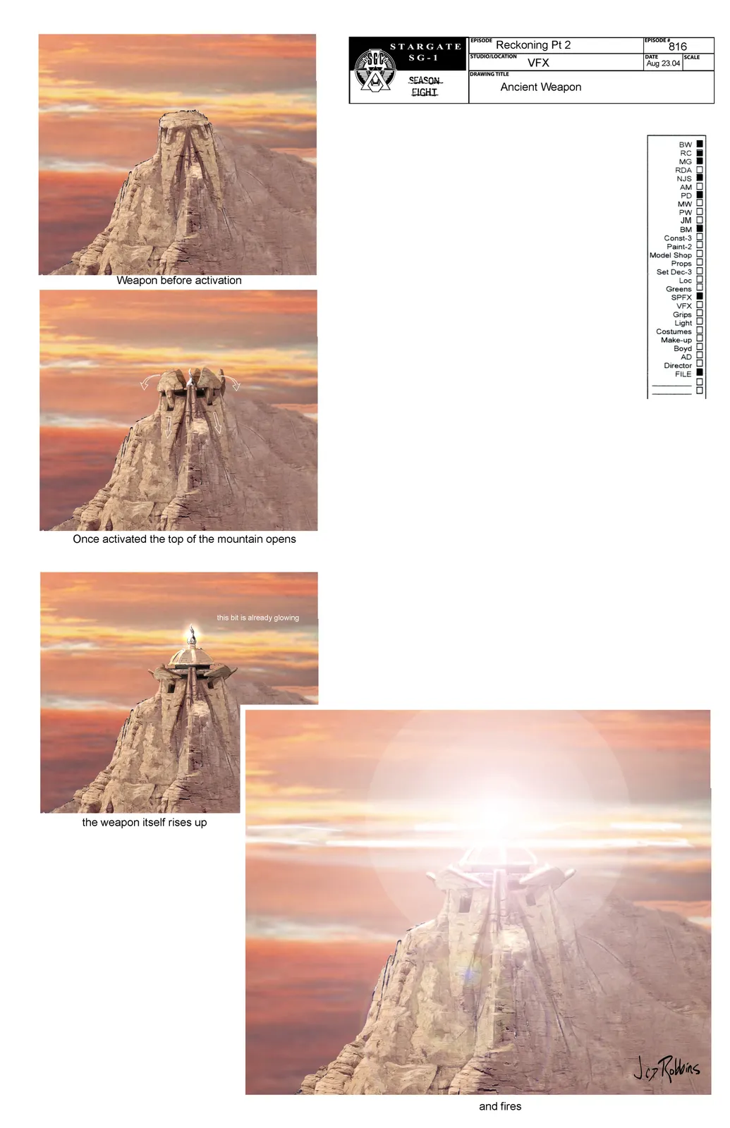 #Stargate #SG1 "Reckoning Part 2" concept art