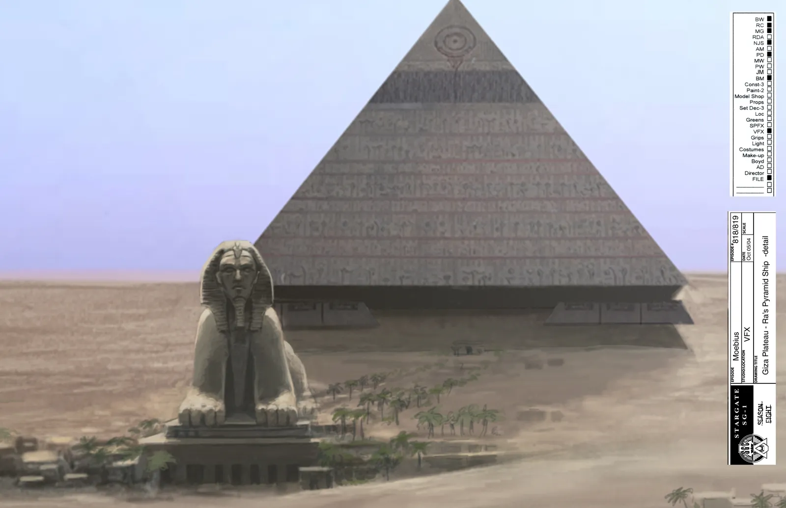 #Stargate #SG1 "Moebius Part 1" concept art Part 1