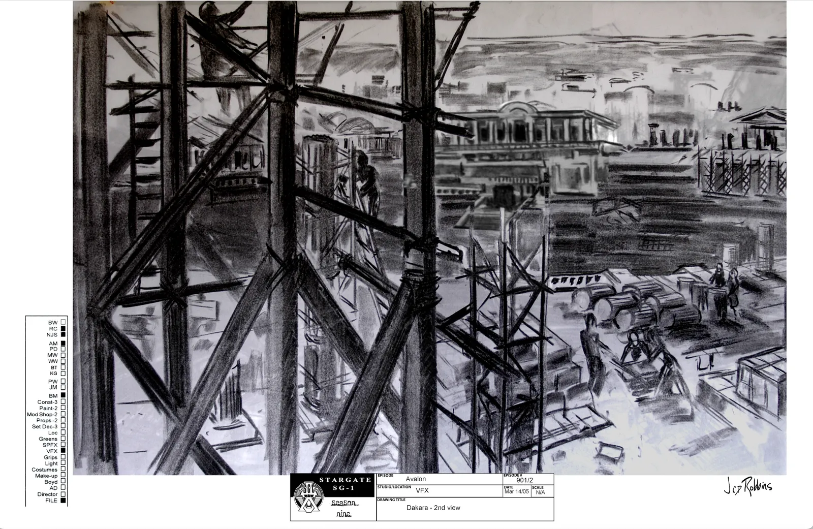 #Stargate #SG1 "Avalon Part 1" concept art (mostly by Production Designer James Robbins) Part 1