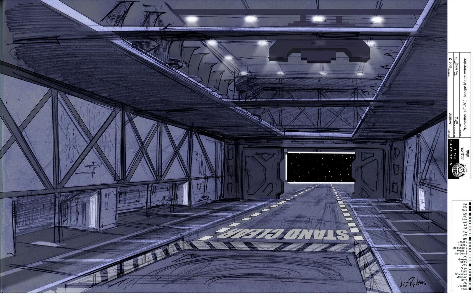 #Stargate #SG1 "Avalon Part 1" concept art (mostly by Production Designer James Robbins) Part 4