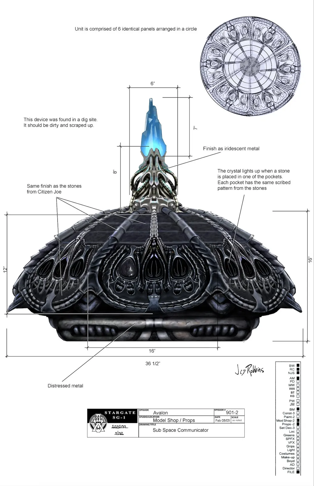 #Stargate #SG1 "Avalon Part 1" concept art Part 3
