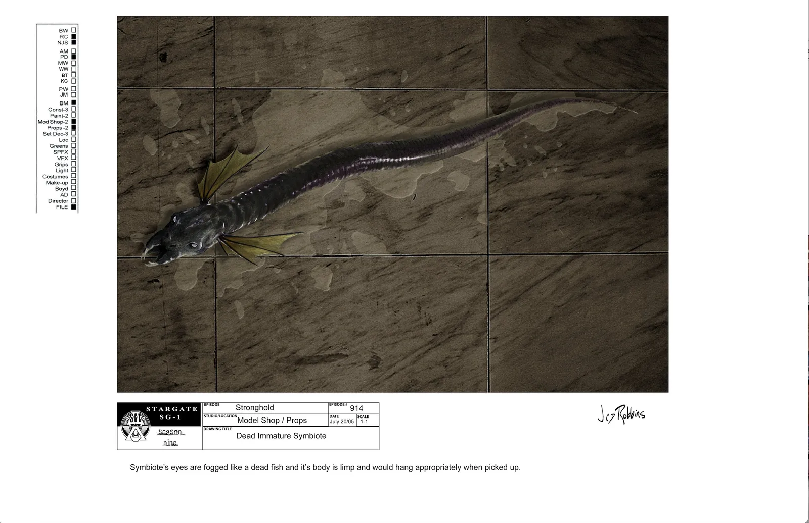 #Stargate #SG1 "Stronghold" concept art by James Robbins Part 2