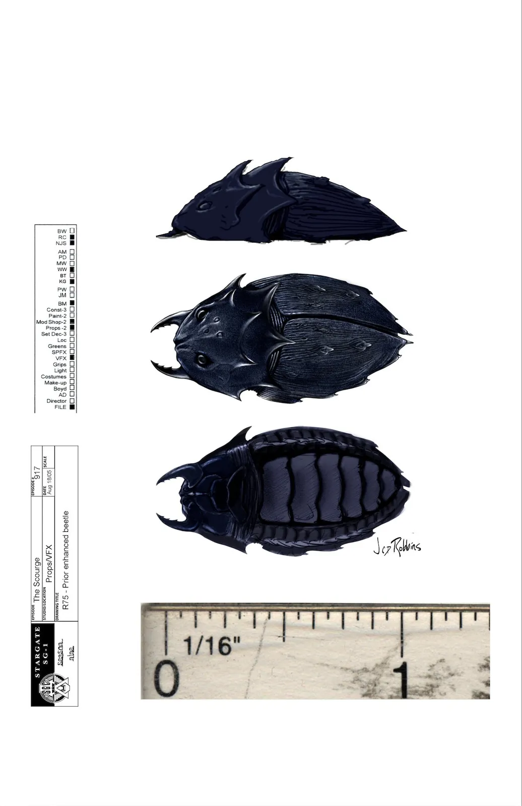 #Stargate #SG1 "The Scourge" concept art