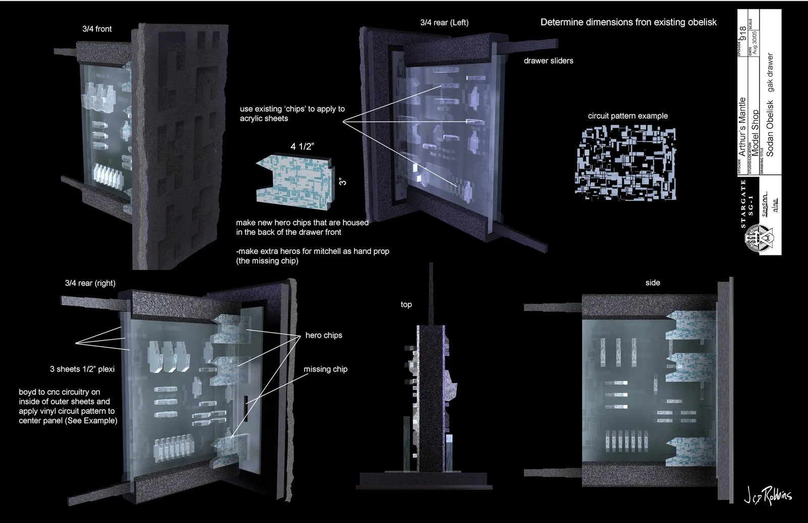 #Stargate #SG1 "Arthur's Mantle" concept art
