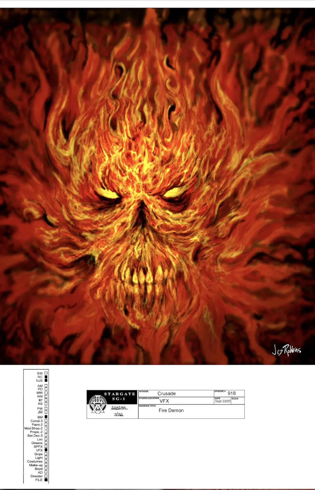 #Stargate #SG1 "Crusade" concept art Part 1