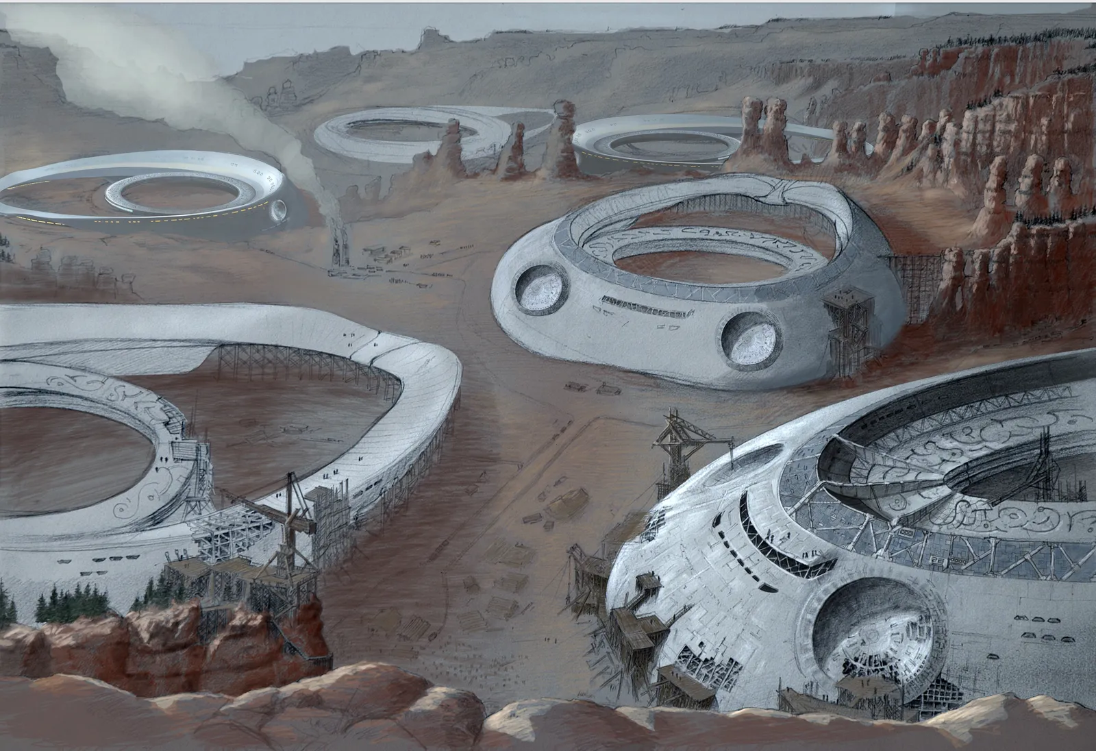 #Stargate #SG1 "Crusade" concept art Part 1
