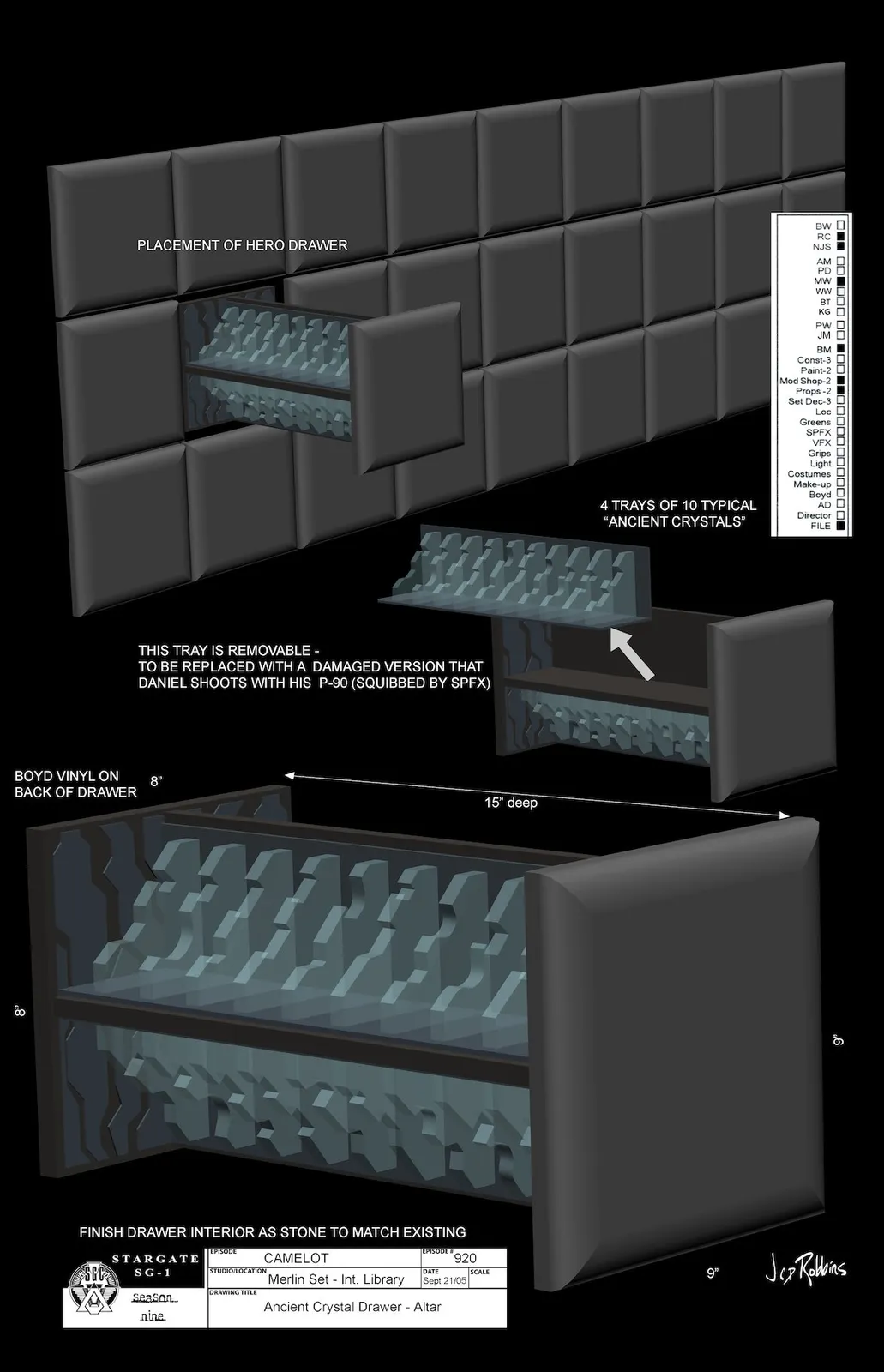 #Stargate #SG1 "Camelot" concept art Part 1