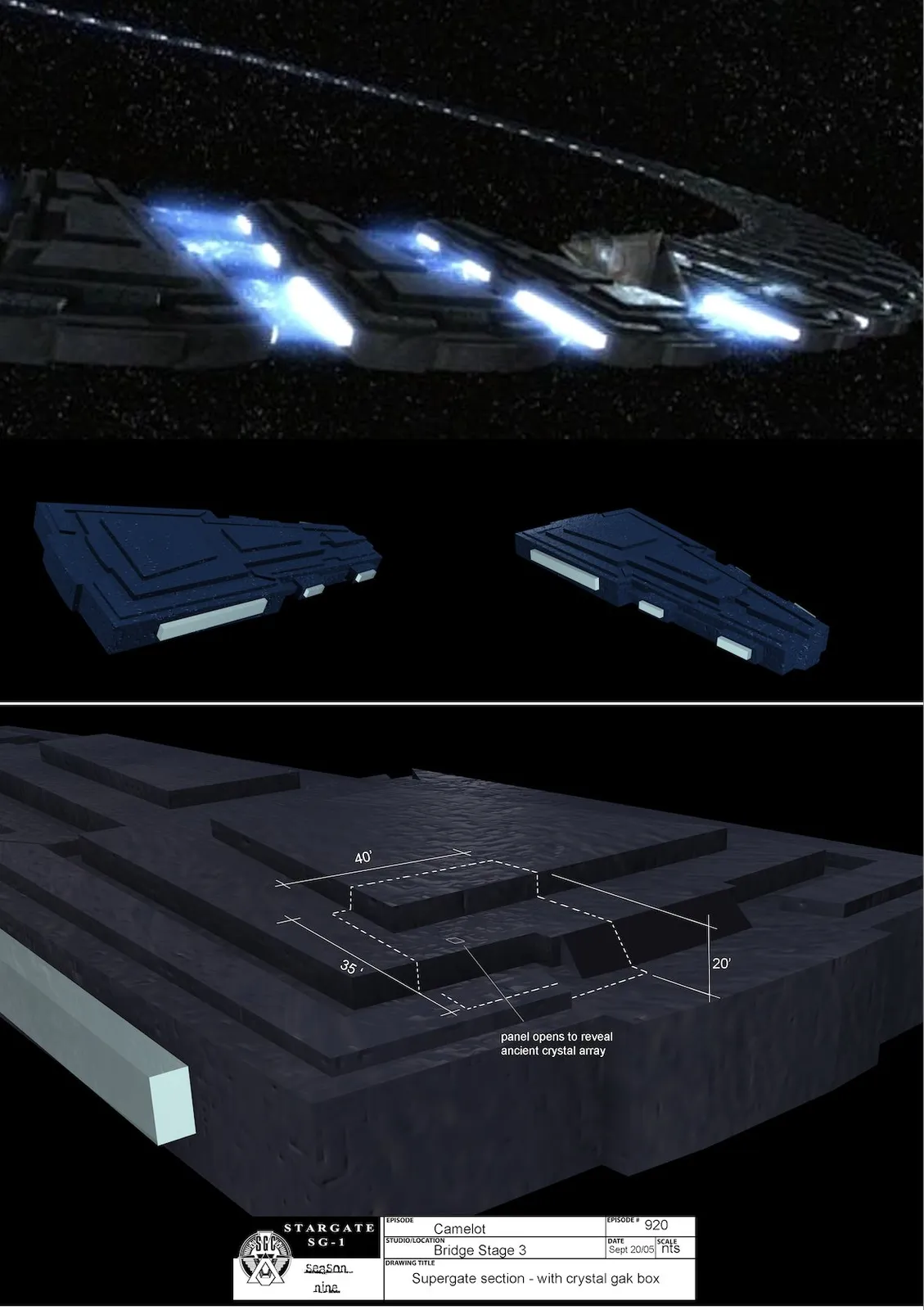 #Stargate #SG1 "Camelot" concept art Part 2