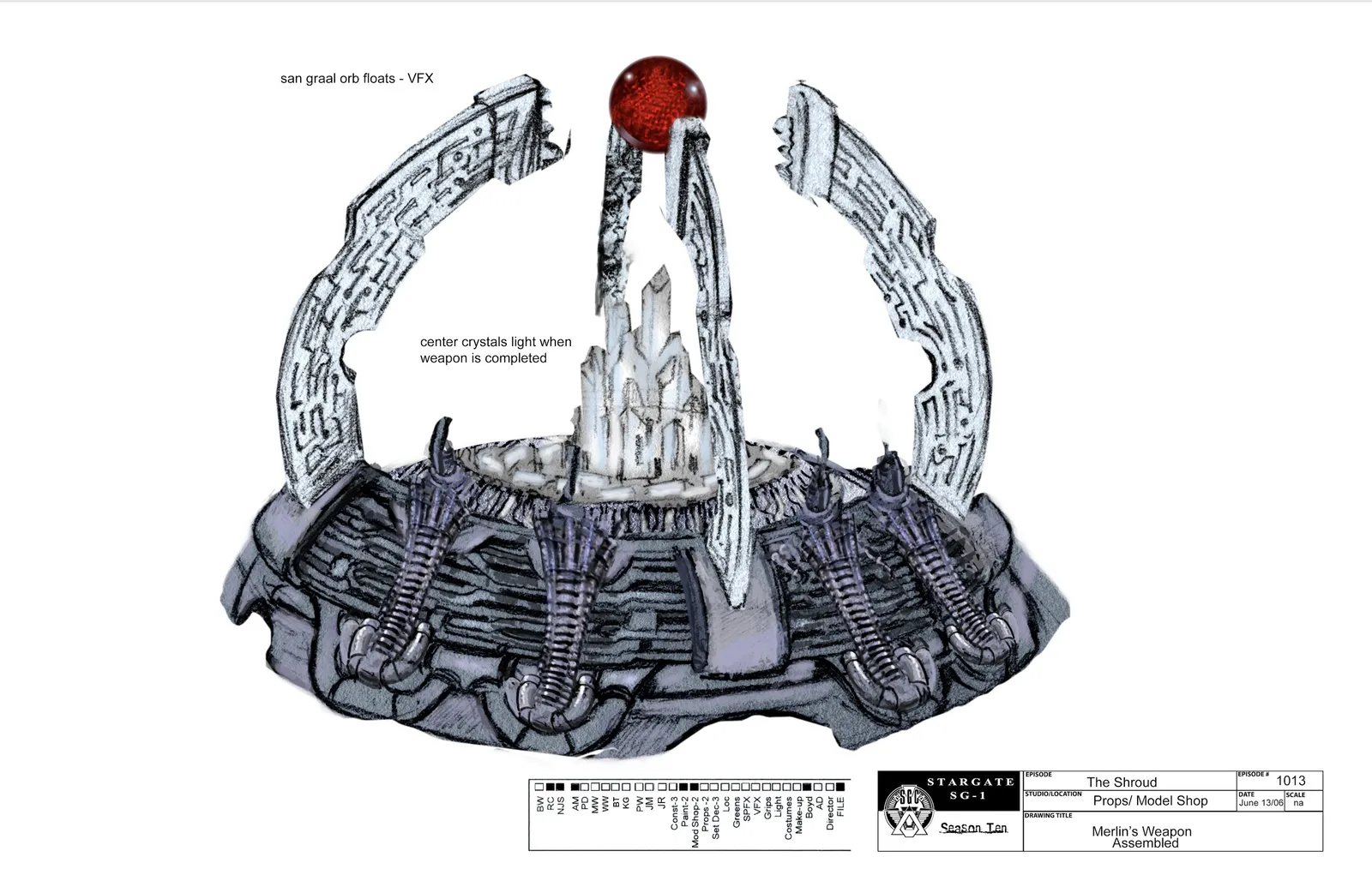 #Stargate #SG1 "The Shroud" concept art