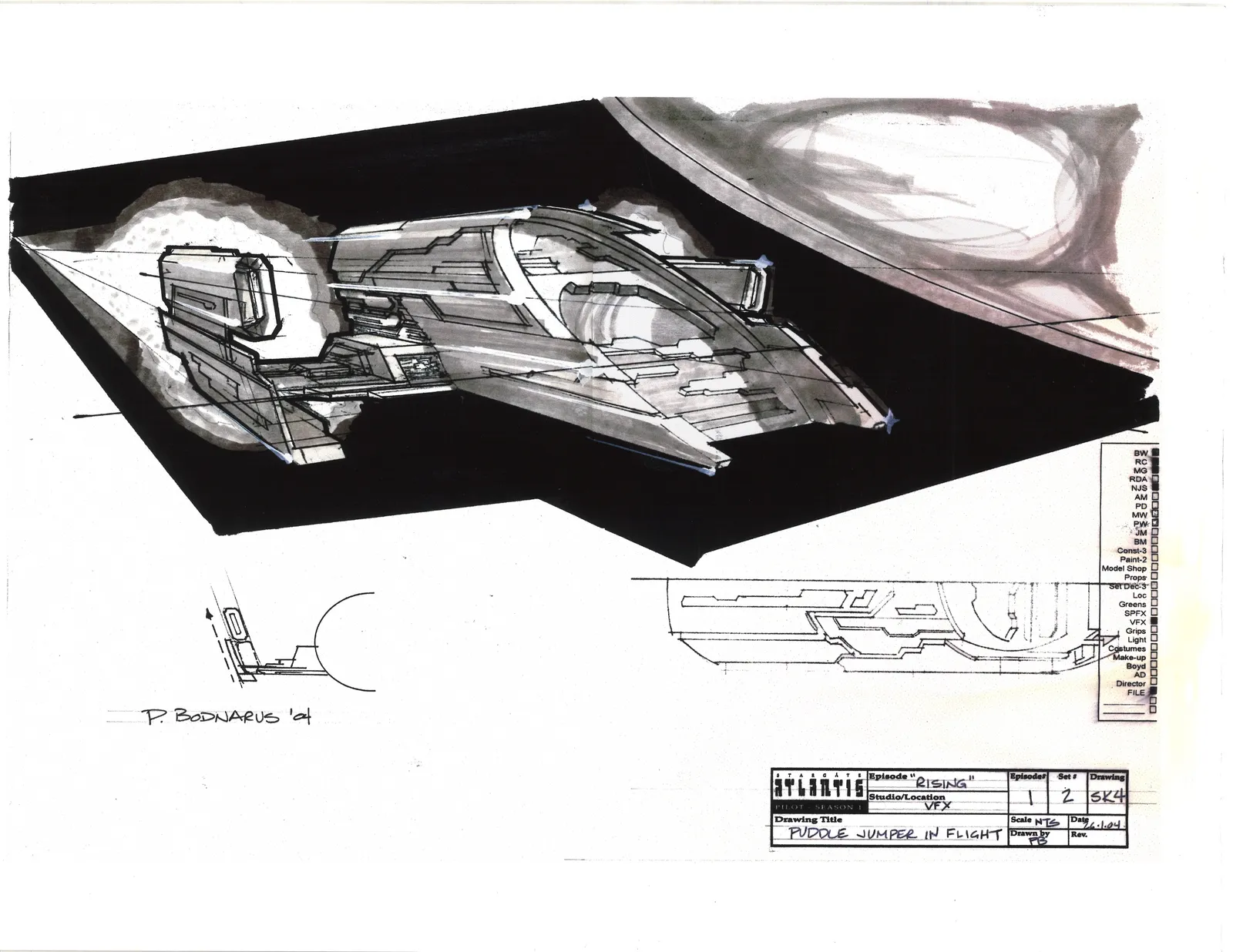 #Stargate: #Atlantis #SGA "Rising" concept art by James Robbins Part 2