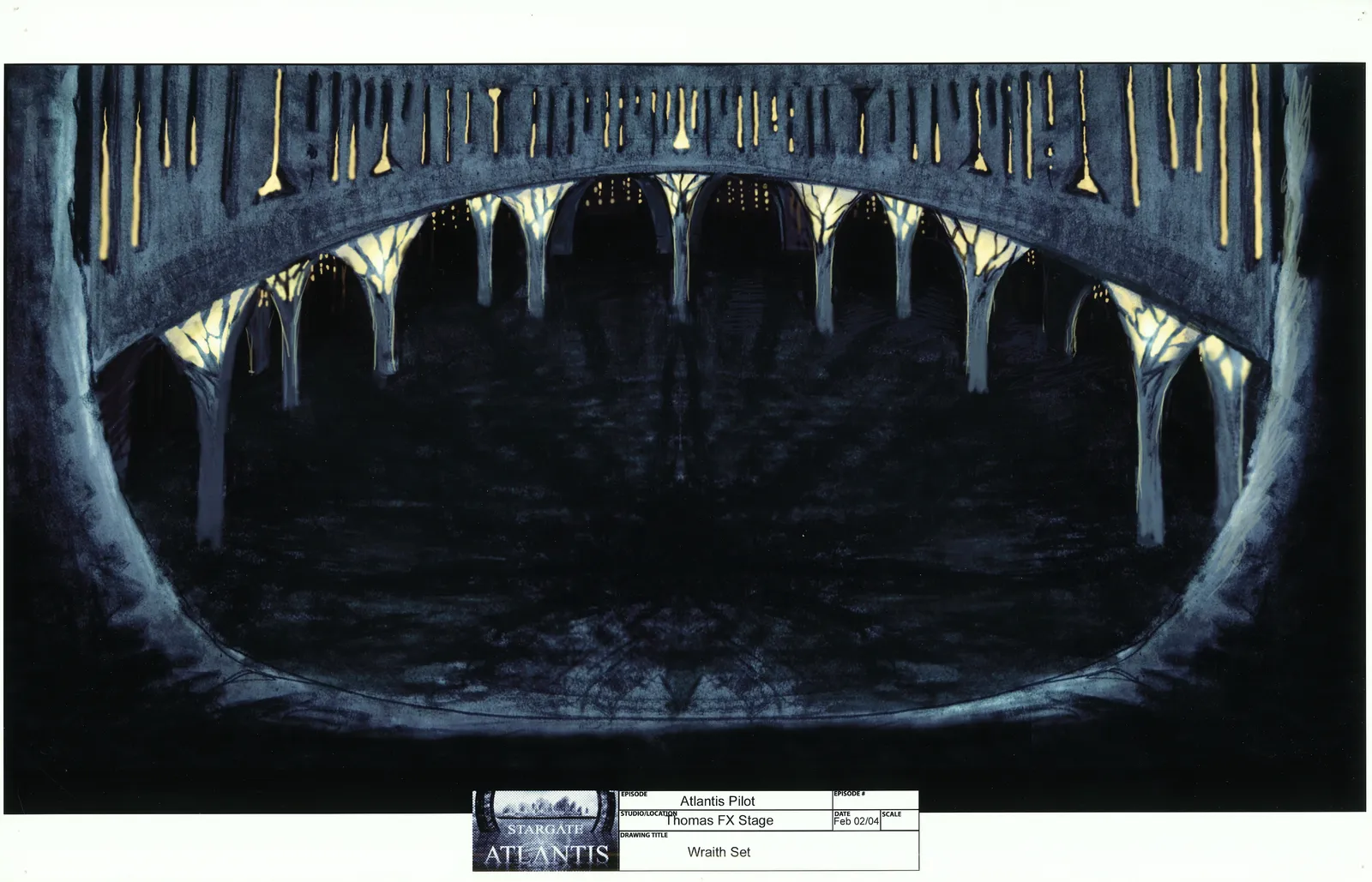 #Stargate: #Atlantis #SGA "Rising" concept art by James Robbins Part 3