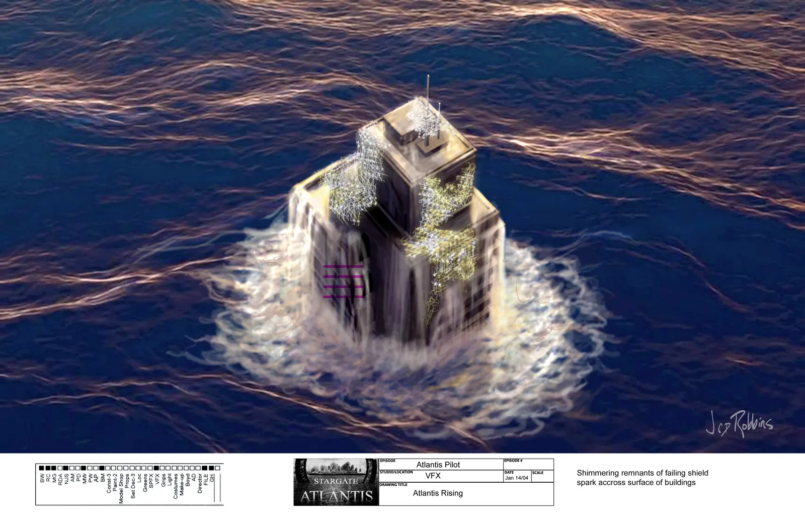 #Stargate: #Atlantis #SGA "Rising" concept art by James Robbins Part 5