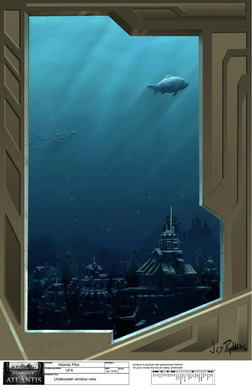 #Stargate: #Atlantis #SGA "Rising" concept art by James Robbins Part 6