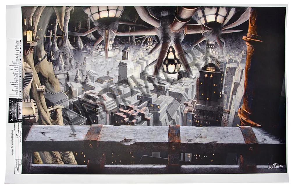 #Stargate #Atlantis #SGA "Underground" concept art by James Robbins Part 2