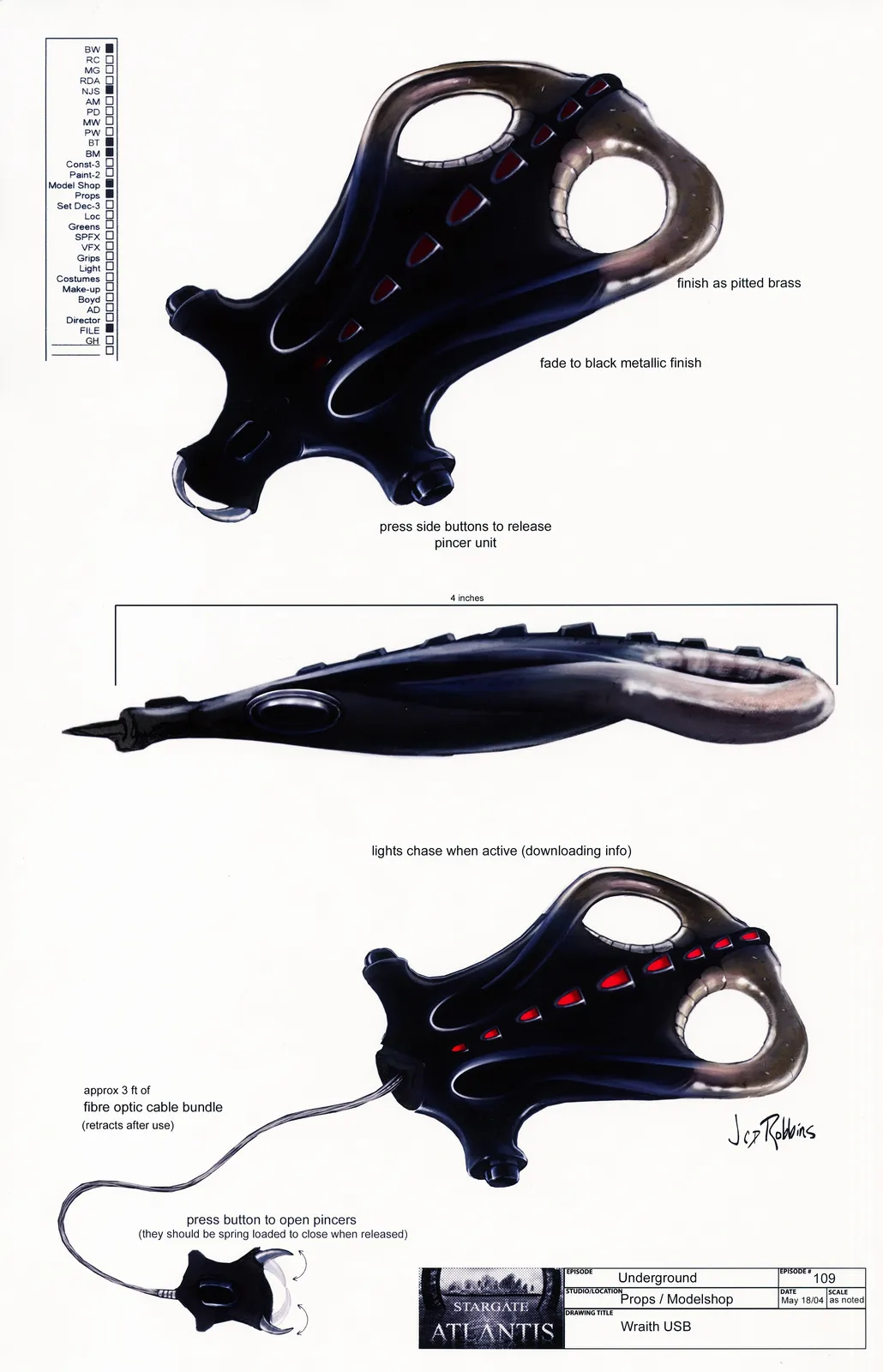 #Stargate #Atlantis #SGA "Underground" concept art by James Robbins Part 2