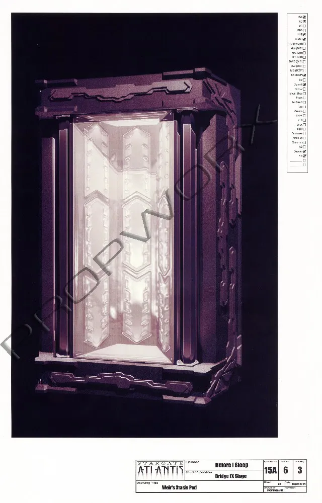 #Stargate #Atlantis #SGA "Before I Sleep" concept art by James Robbins