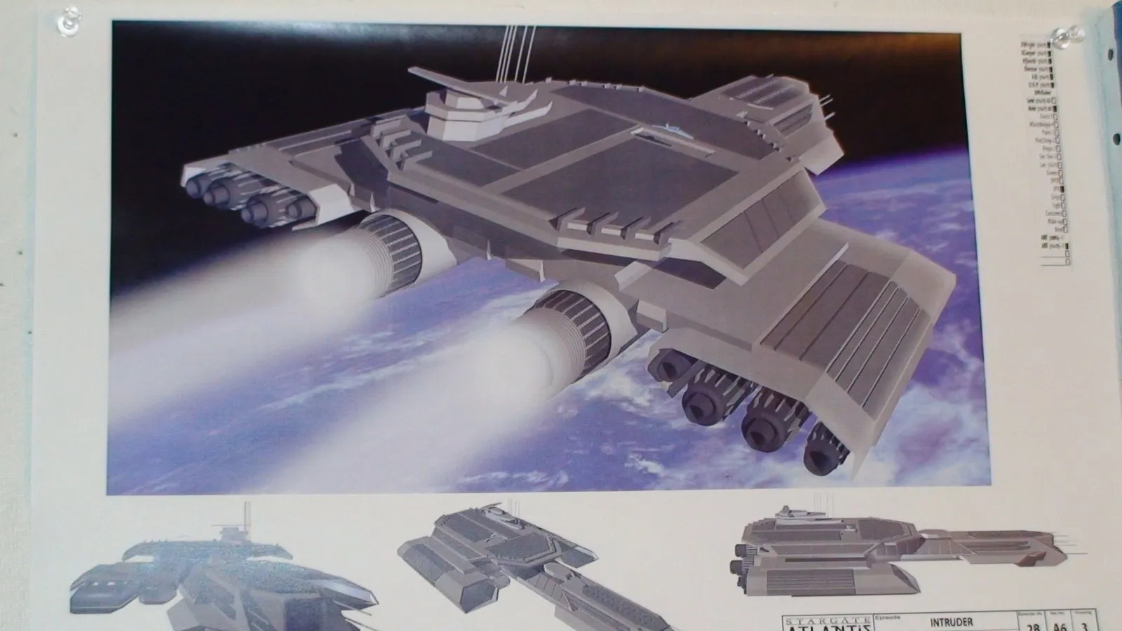 #Stargate #Atlantis #SGA "The Intruder" concept art and storyboards Part 3