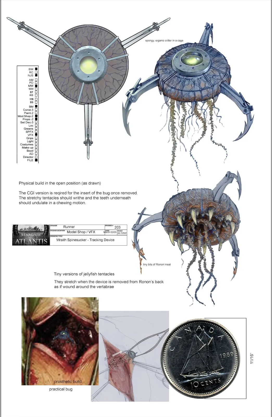 #Stargate #Atlantis #SG "Runner" concept art by James Robbins Part 2