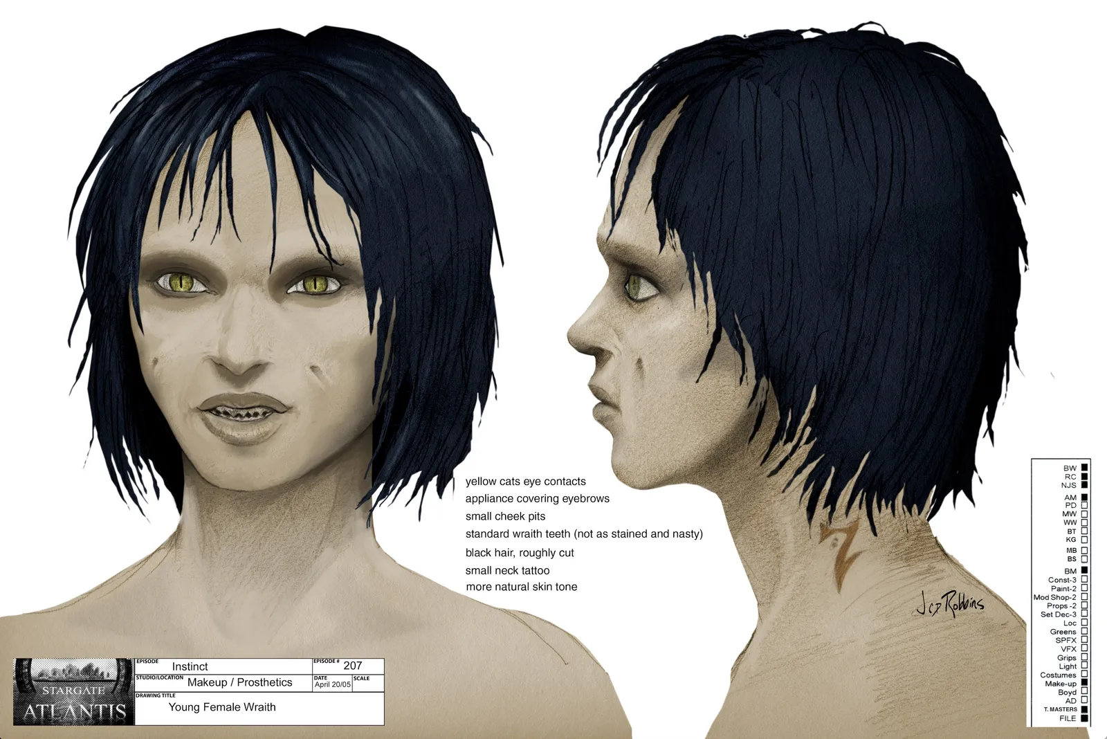 #Stargate #Atlantis #SGA "Instinct" concept art by James Robbins Part 2