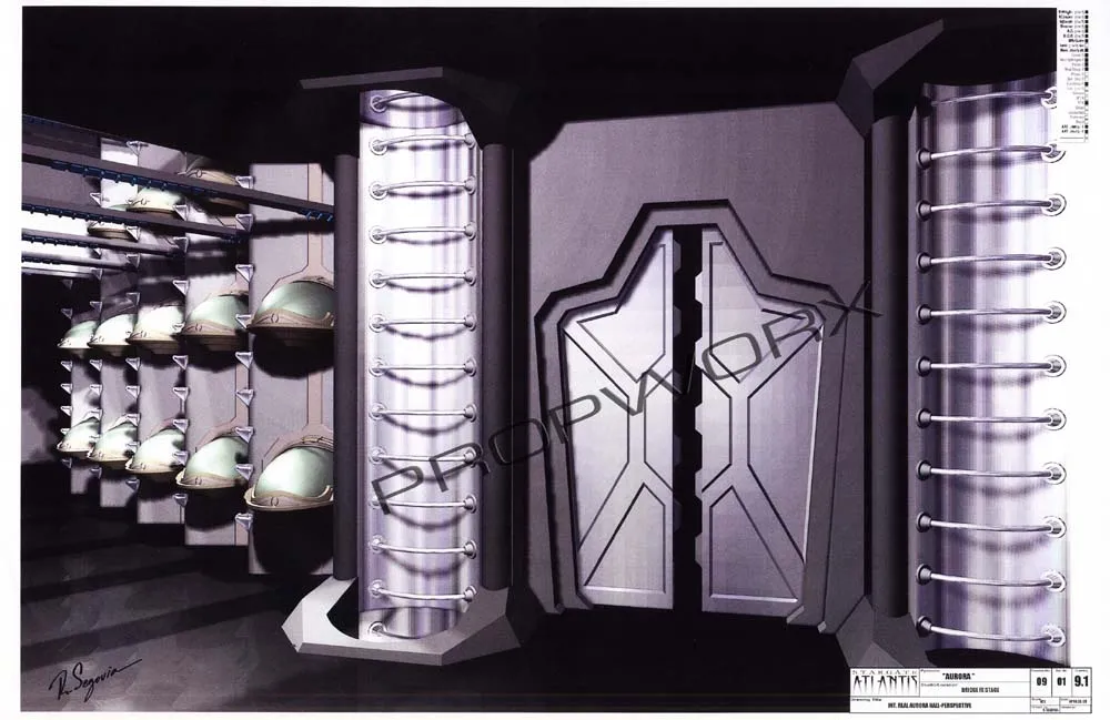#Stargate #Atlantis #SGA "Aurora" concept art by James Robbins Part 1