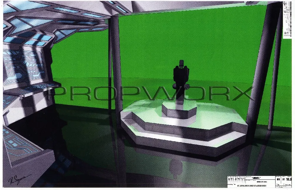 #Stargate #Atlantis #SGA "Aurora" concept art by James Robbins Part 2