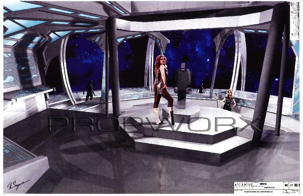 #Stargate #Atlantis #SGA "Aurora" concept art by James Robbins Part 2