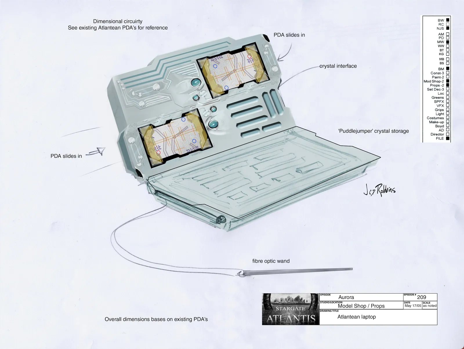 #Stargate #Atlantis #SGA "Aurora" concept art by James Robbins Part 2