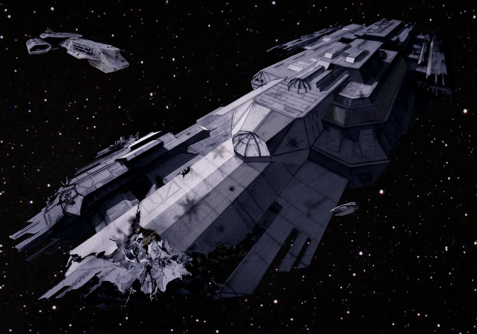 #Stargate #Atlantis #SGA "Aurora" concept art by James Robbins Part 3