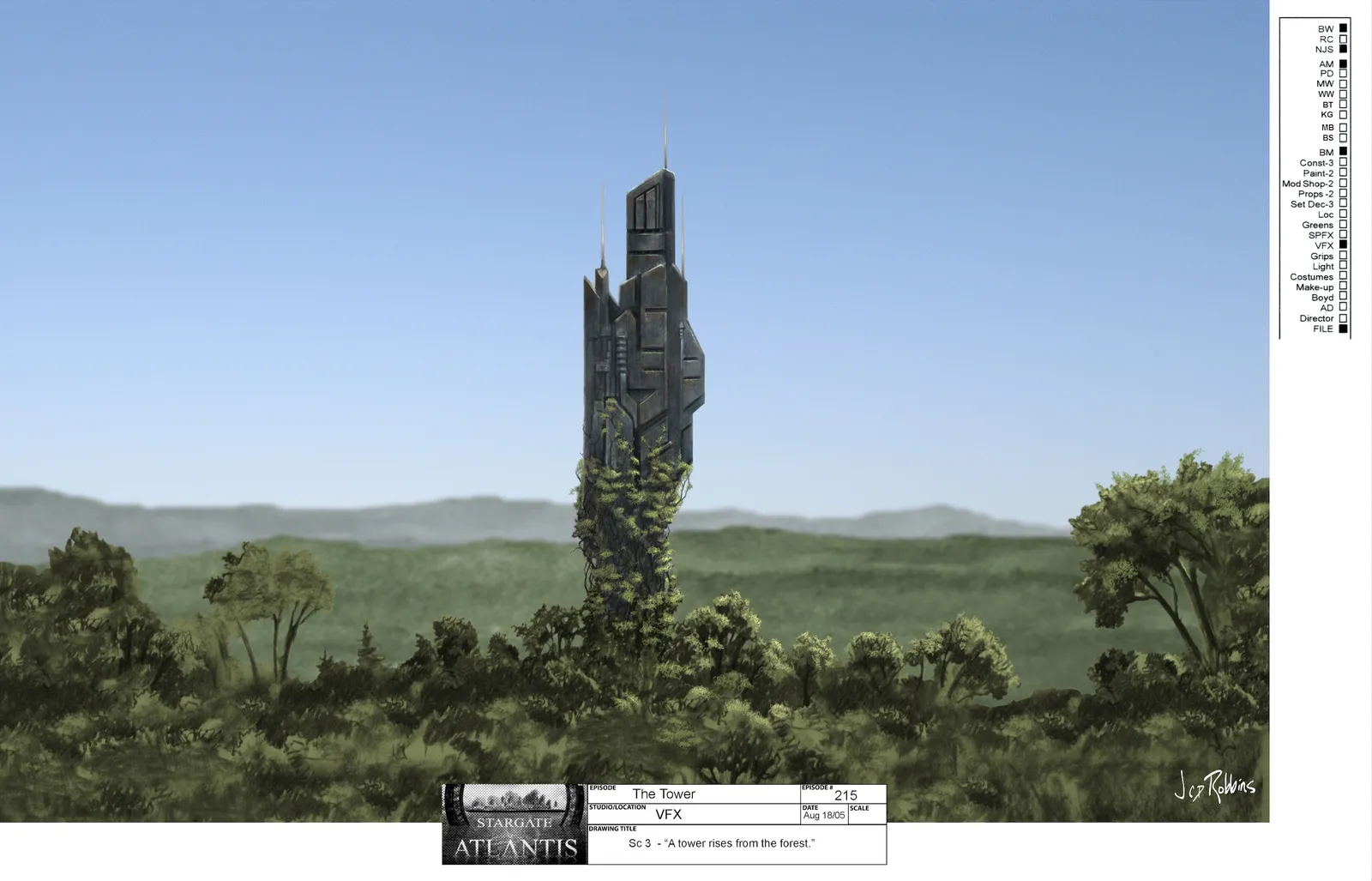 #Stargate #Atlantis #SGA "The Tower" concept art Part 1