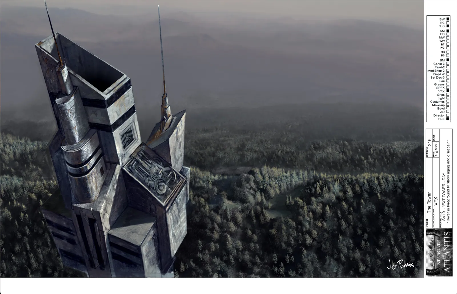 #Stargate #Atlantis #SGA "The Tower" concept art Part 2