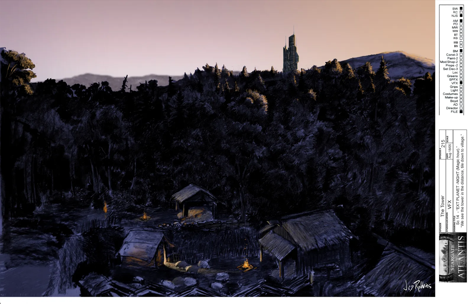 #Stargate #Atlantis #SGA "The Tower" concept art Part 2