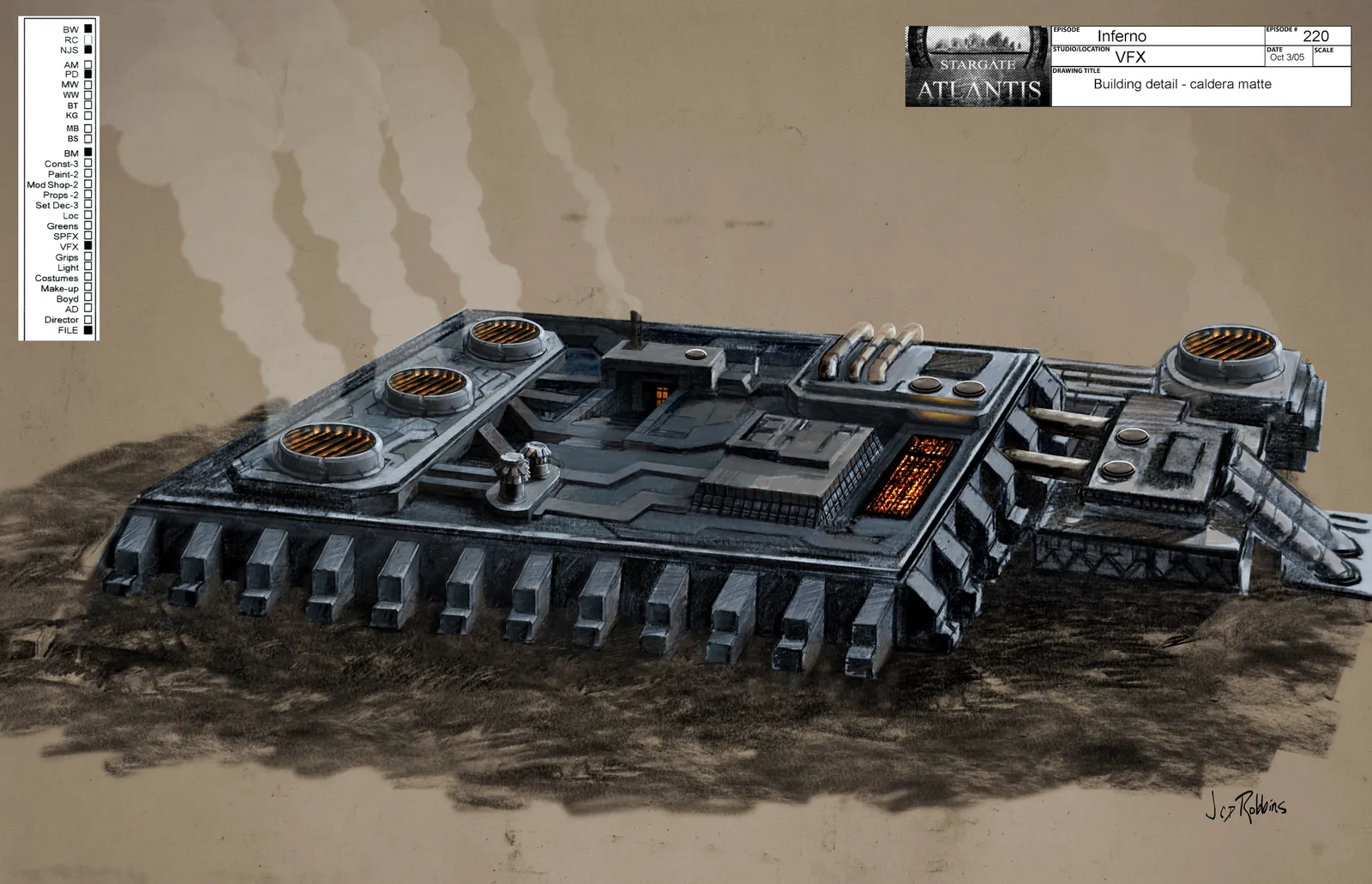 #Stargate #Atlantis #SGA "Inferno" concept art