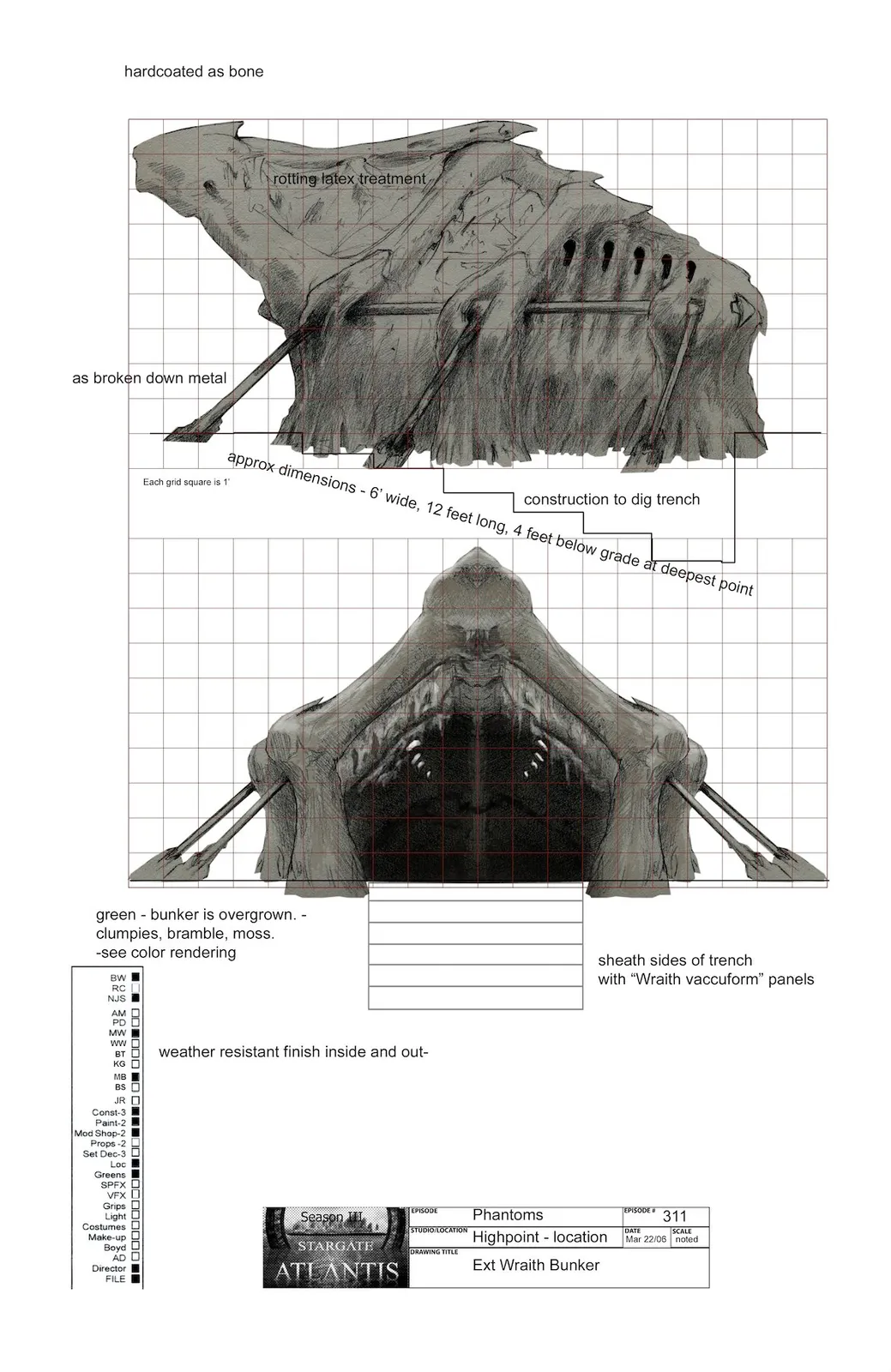 #Stargate #Atlantis #SGA "Phantoms" concept art Part 2