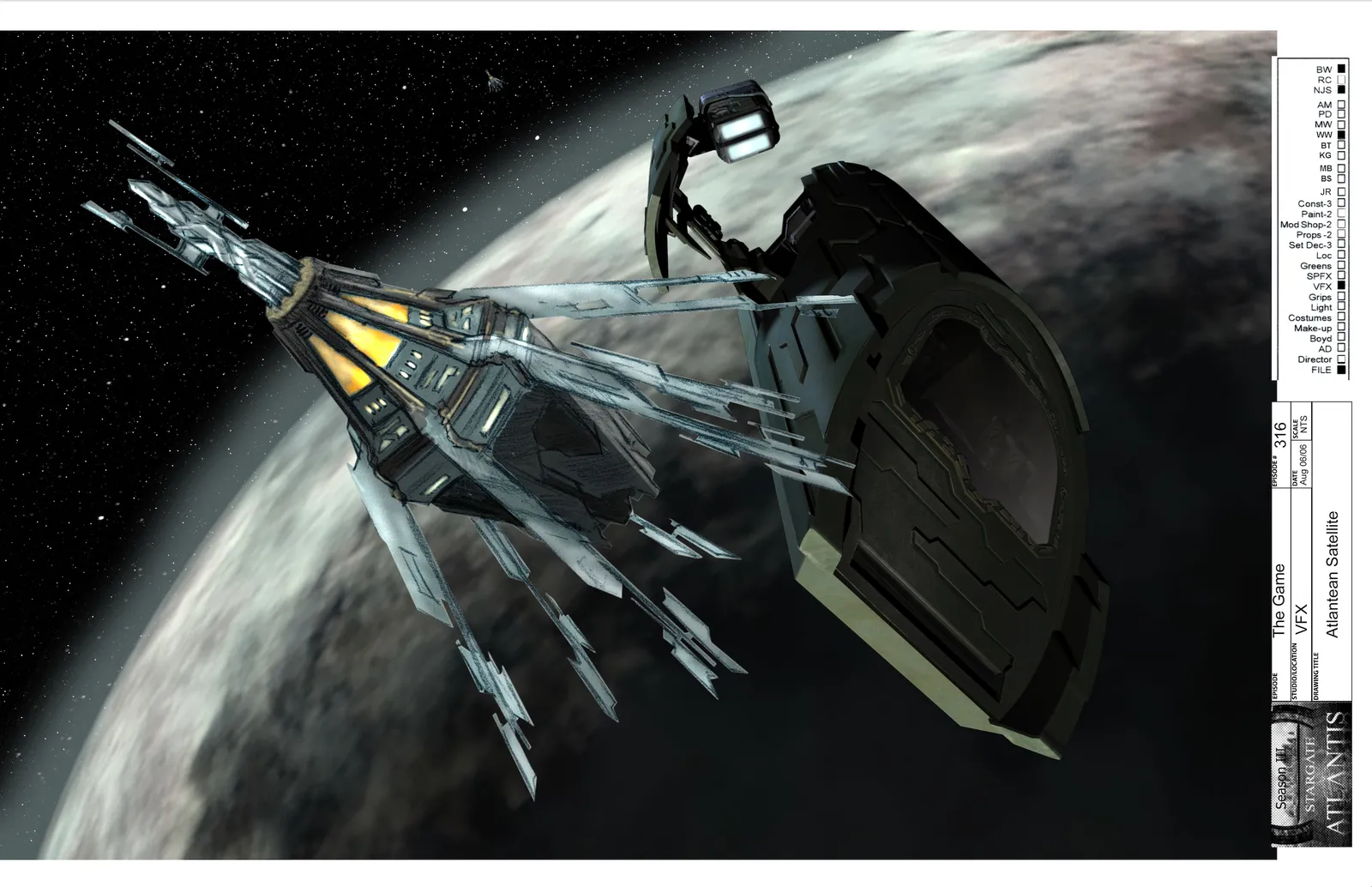 #Stargate #Atlantis #SGA "The Game" concept art