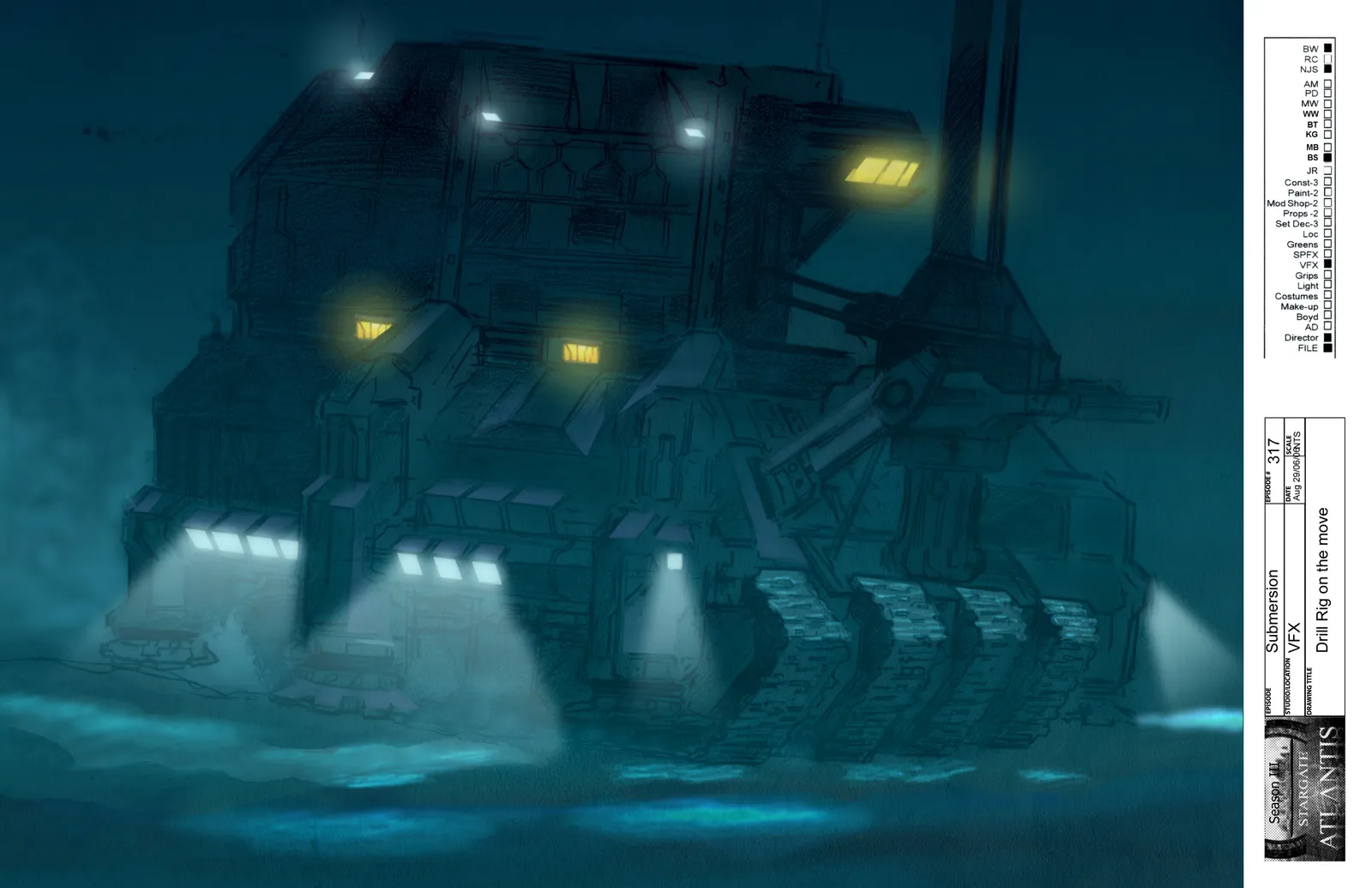 #Stargate #Atlantis #SGA "Submersion" concept art