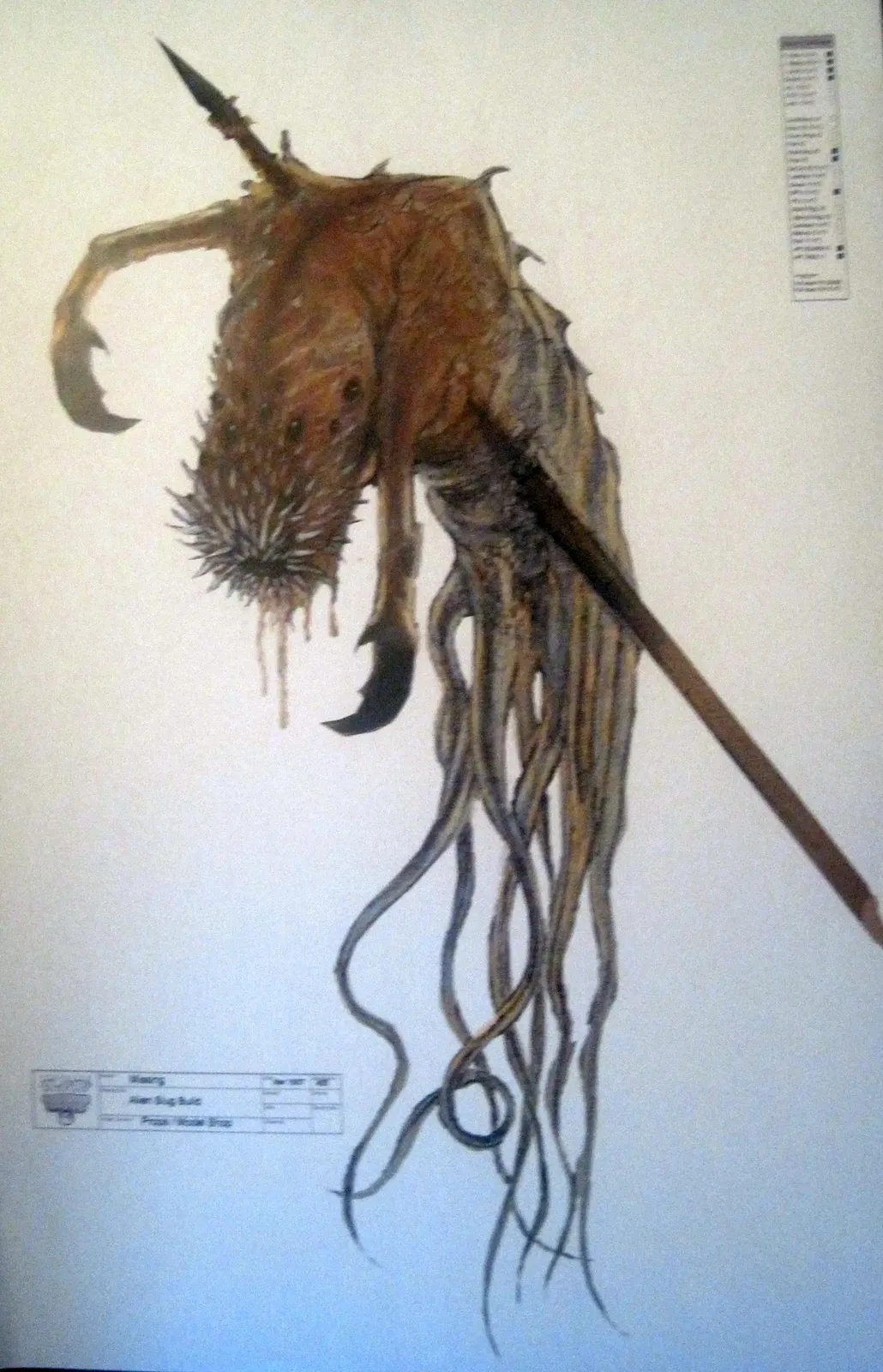 #Stargate #Atlantis #SGA "Missing" concept art In the script, the creature Teyla skewers and roasts was described as a…