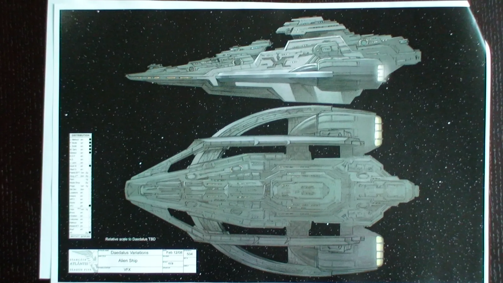 #Stargate #Atlantis #SGA "The Daedalus Variations" concept art Part 2