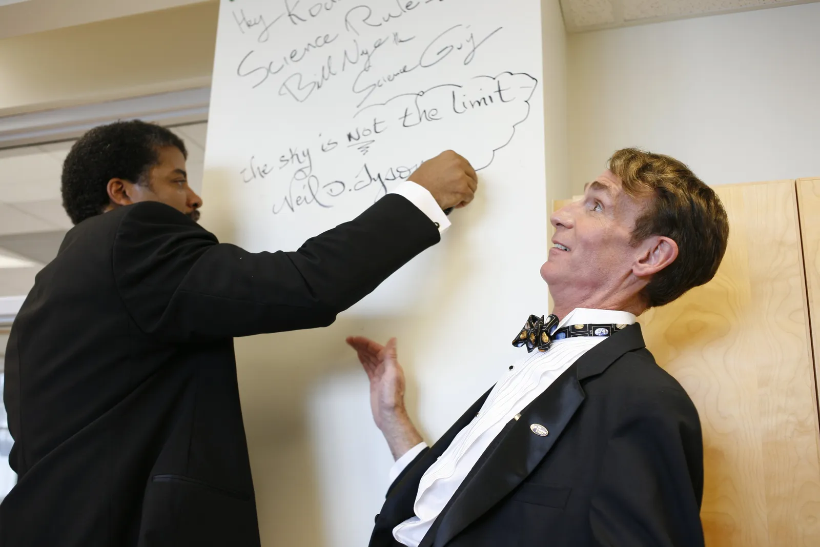 #Stargate #Atlantis #SGA "Brainstorm" - Behind the scenes with the amazing @neiltyson and @BillNye