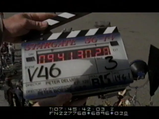 #Stargate #SG1 "Wormhole X-Treme" - crane shot (BTS)