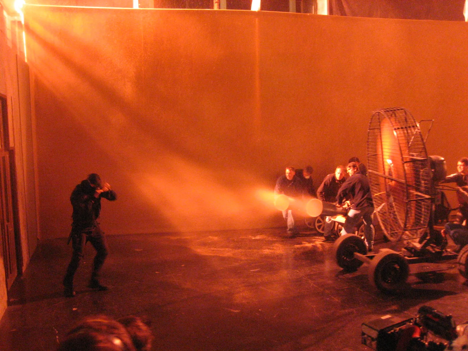 Clearing out some old hard drives and came across some BTS shots from the sandstorm sequence in Stargate: Atlantis's…