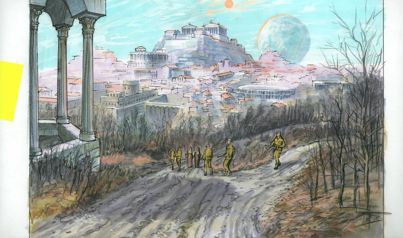 Stargate SG-1 concept art: "Children of the Gods"