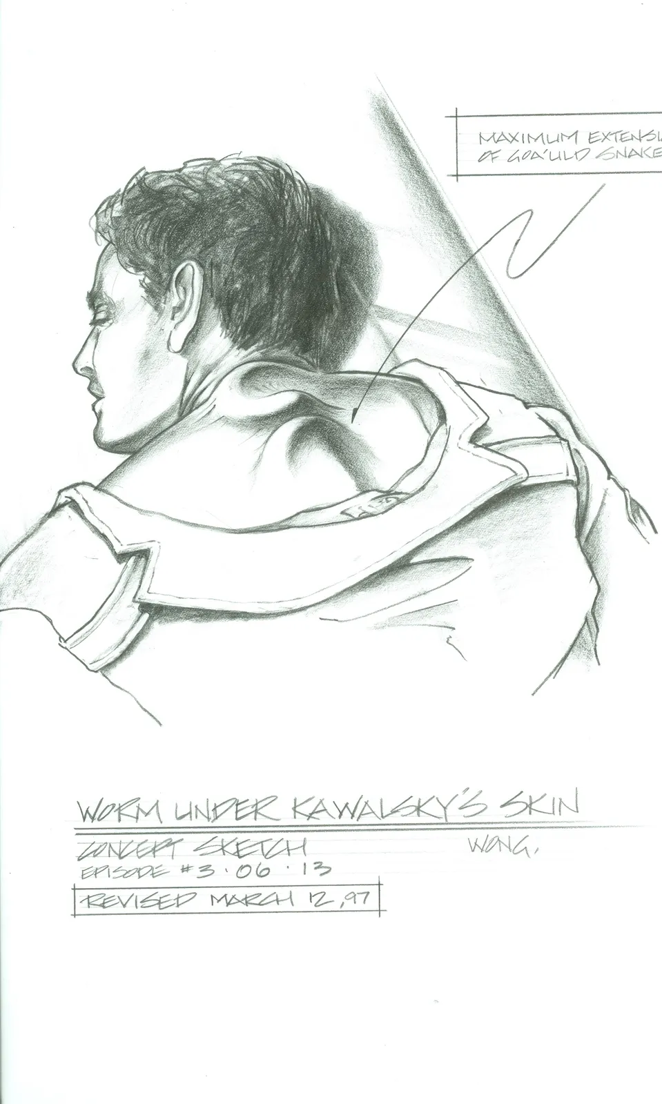 Stargate SG-1 concept art: "The Enemy Within"