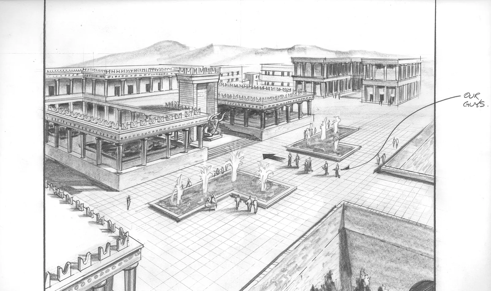 Stargate SG-1 concept art: "The Broca Divide"