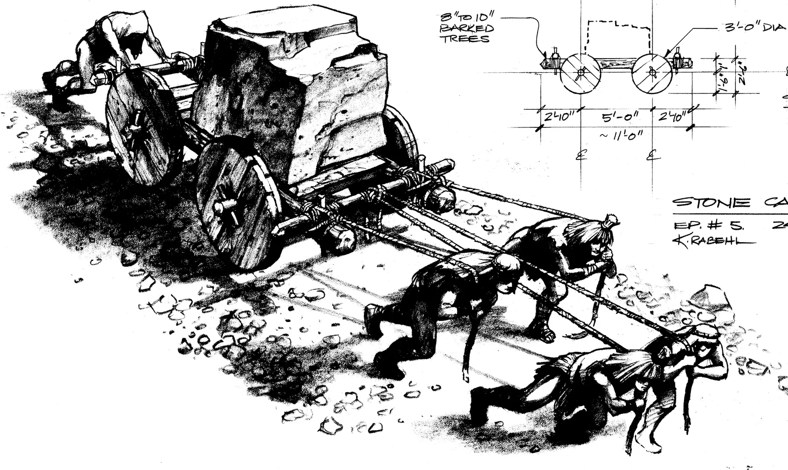 Stargate SG-1 concept art: "The First Commandment"