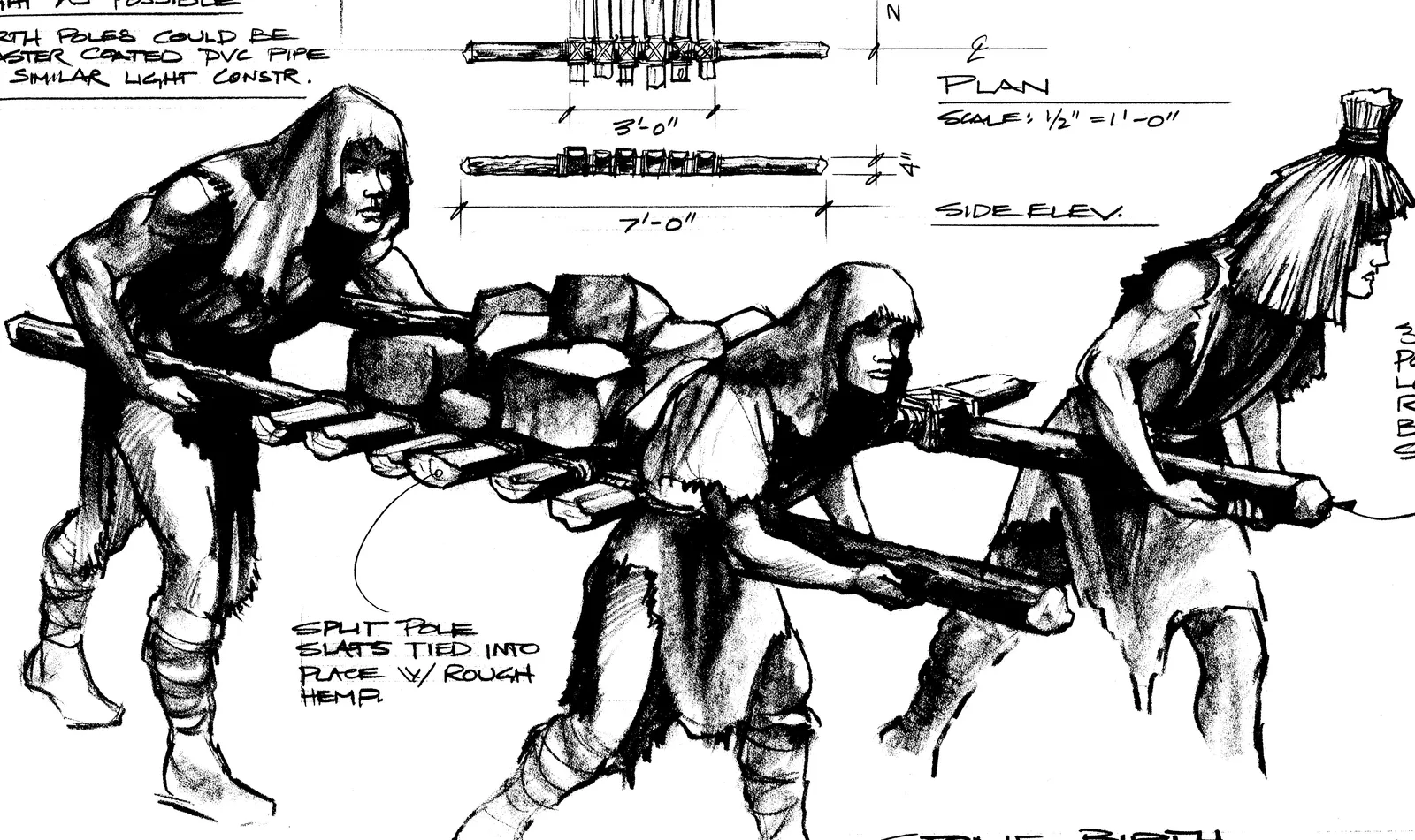 Stargate SG-1 concept art: "The First Commandment"