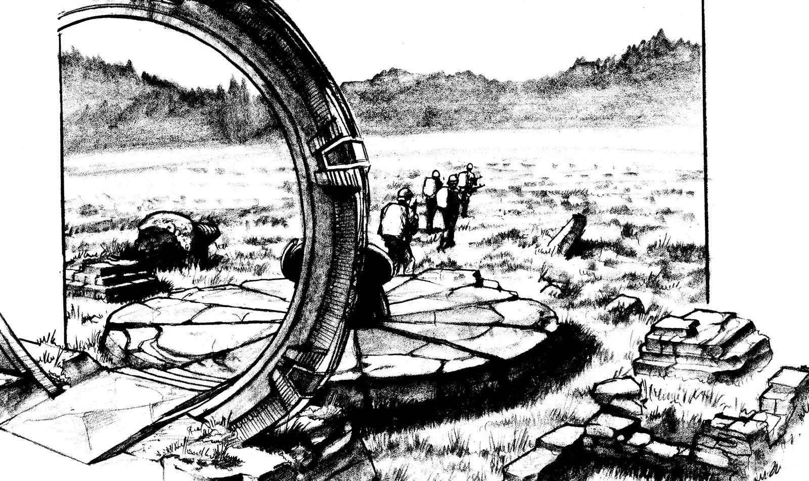 Stargate SG-1 concept art: "Emancipation"